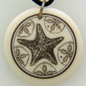 Touchstone Pottery Starfish Porcelain Necklace